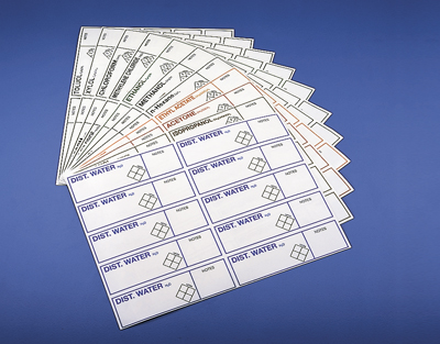 Labels - isopropanol (10 pcs)