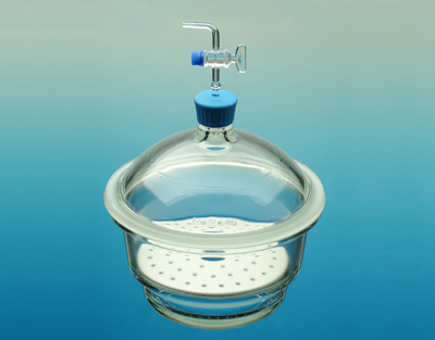DESICCATOR WITH PLAST. KNOB & STOPCOCK, SIMAX