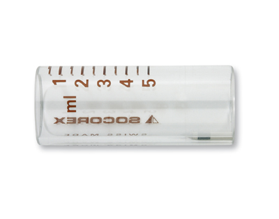 Cilindro de vidrio para jeringa Dosys 173 de 20 mL, c/3 uds