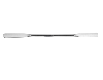 Double spatula 185mm,narrow, stiff, width 9mm