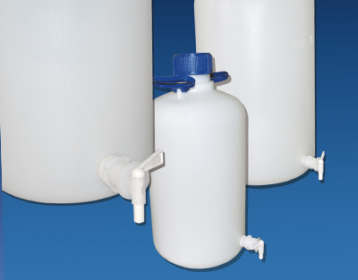 BIDON HDPE REDONDO C/GRIFO, 5L