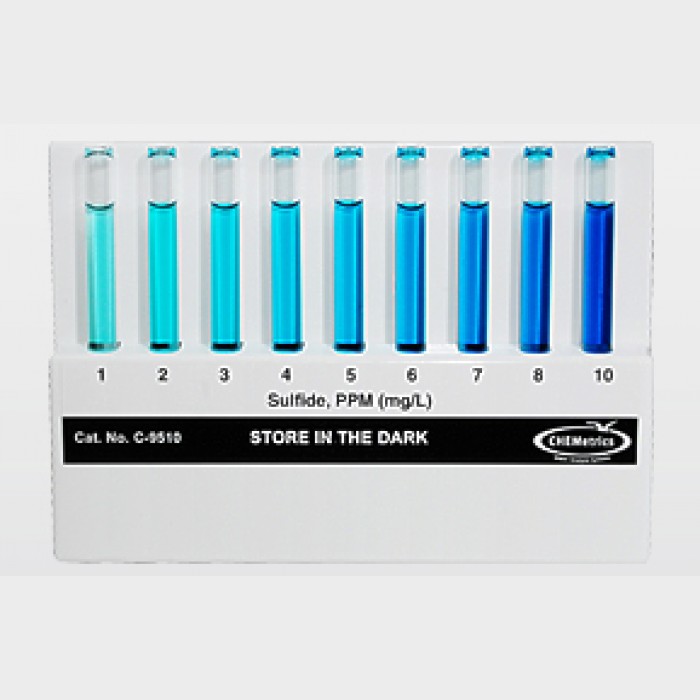 Sulfuro, 1-10 ppm. Comparador de recambio