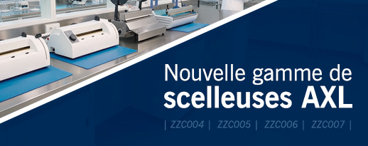 Nouvelle gamme de scelleuses AXL pour les environnements cliniques et de laboratoire