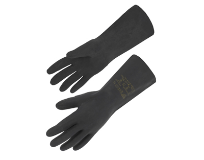 Guante neopreno.Talla 10,  Longitud 330 mm.