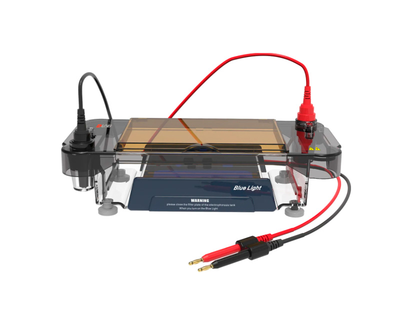 Cubeta electroforesis horizontal luz azul DL-SUB03+