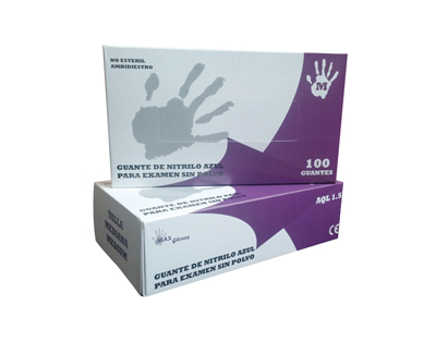 Guantes de nitrilo talla XXL (10/11) - paquete de 100