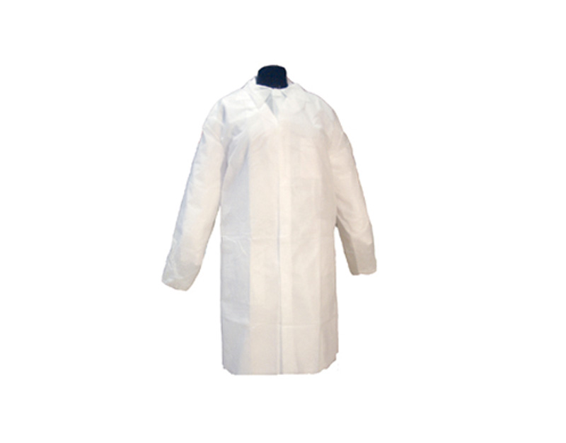 Blouse jetable, taille XL, blanche, 1 pc