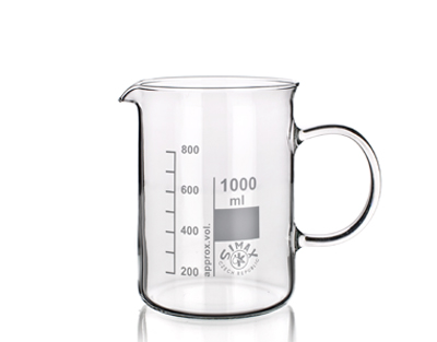 Bécher forme basse avec poignée, 400 ml