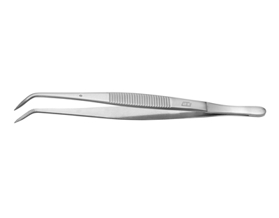 Pinza de diseccion curva p.fina 115mm