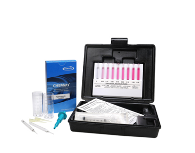 Hypoclorite, 0-1,55% en NaOCl. Type: CHEMets. Kit. 30 det.