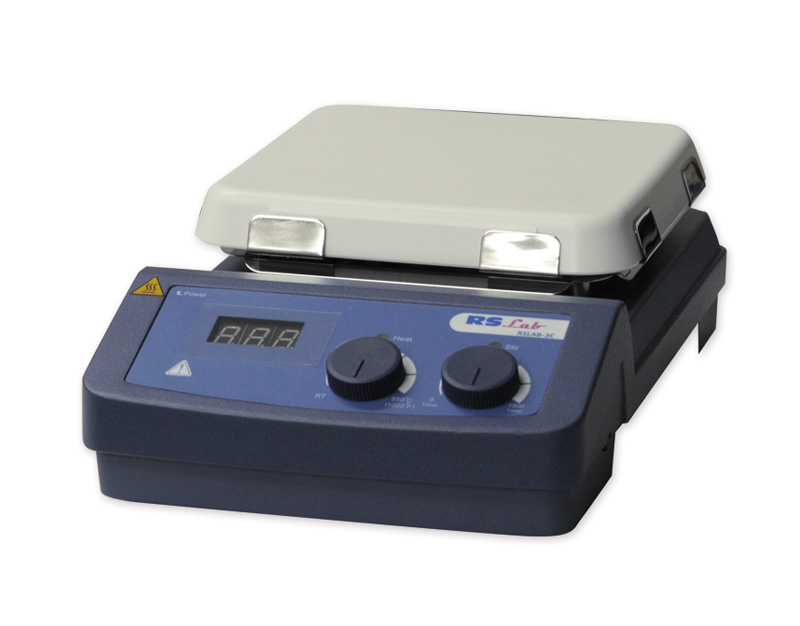 Agitador c/calefacción LED RSLAB-3C, cerámica