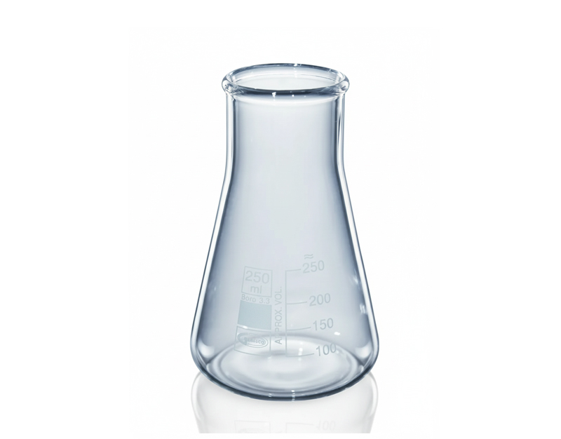 Flacon Erlenmeyer, col large, 25 ml