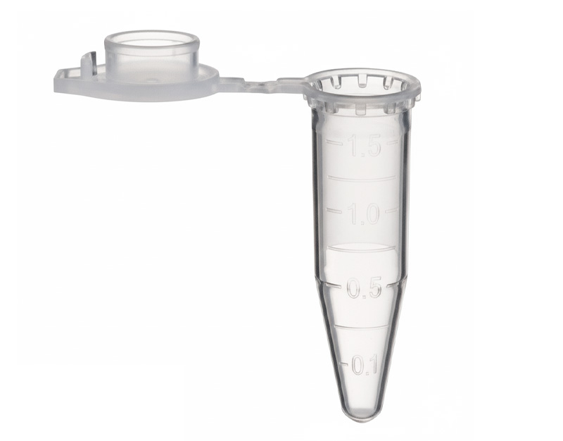 Microtubo PP para centrífuga, 1,5 mL, B/500