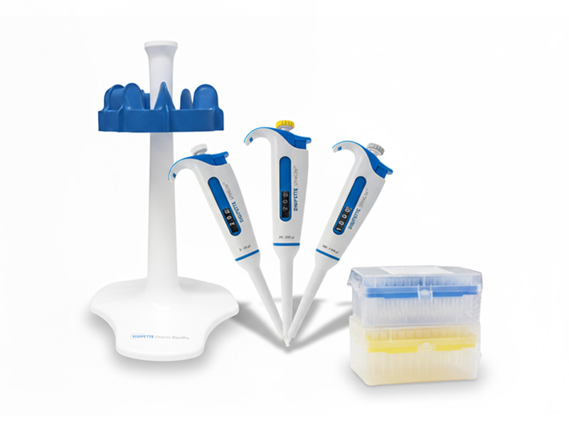 Kit con tres micropipetas, UltraLite KitV, 20/200/1000 µL