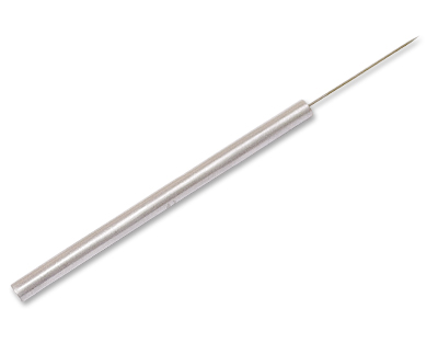 Aguja Diseccion Recta INOX Mango Metálico