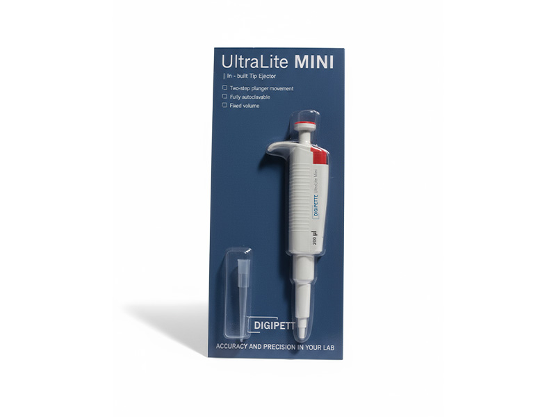 Micropipeta UltraLite Mini c/eyector de punta, 200µL