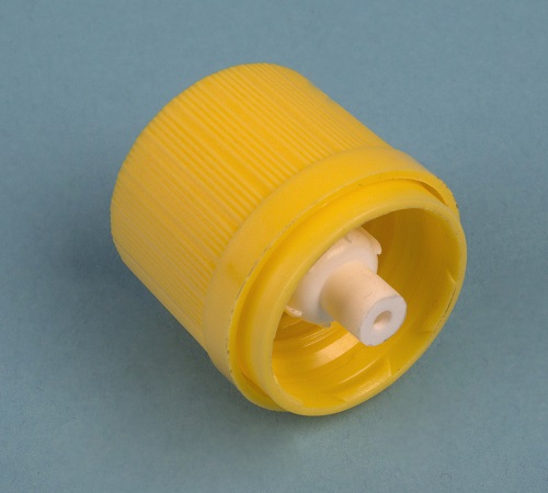Safety stopper DIN18, inner dropper, yellow