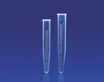Tube à centrifuger coniques gradués 16x114 mm, PMP (TPX)