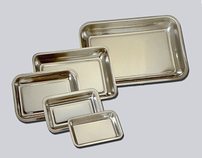 Tray for instruments, rectangular, 265x185x30mm