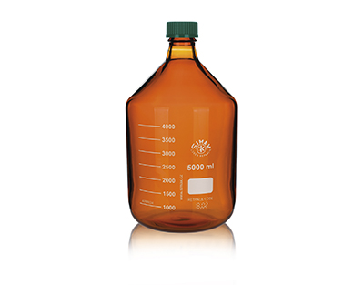 Flacon ISO Simax BRUN c+b vert 5000ml