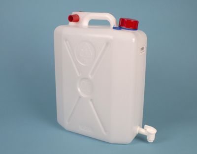Rectangular tank with spigot, 20 liters, ENDO