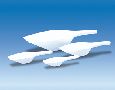 Measuring scoop, PP, white, length 60 mm, 2 ml
