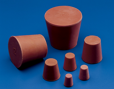TAPON CONICO ROJO - 16X12 MM, H 20 MM