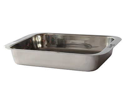 Bandeja de acero inoxidable para instrumentos, 245x160x45mm