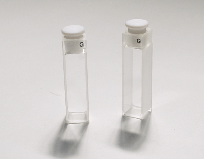 Cuve std. en verre a/bouchon, 10 mm