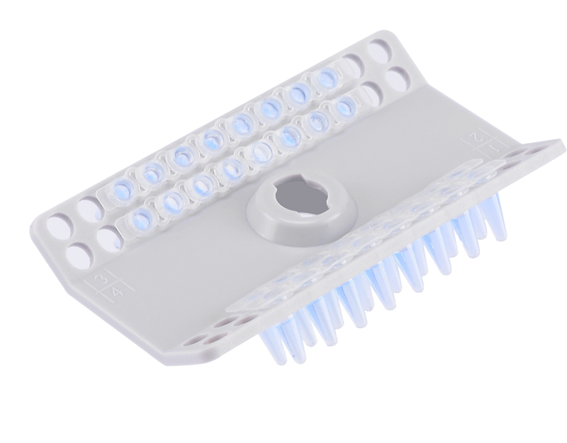 PCR rotor, 4 strips of 12 x 0,2 mL