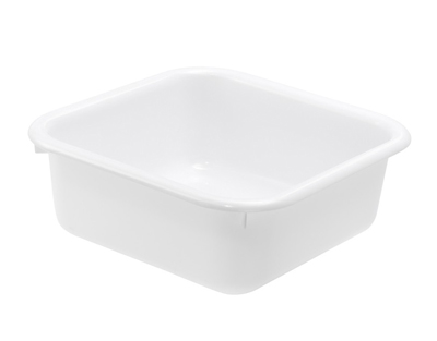 Cuvette carrée en polyéthylène 12 l