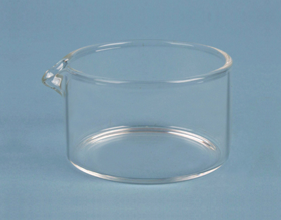 Crystallizing dish with spout 70 mm