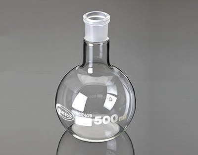 Flask 50mL 19/26, flat bottom, Glassco