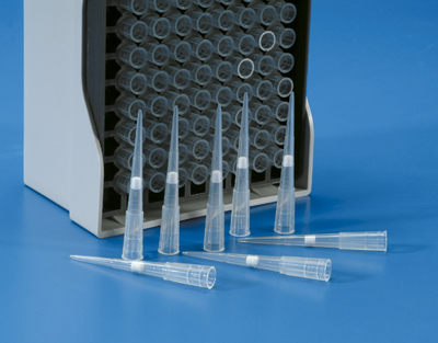 Sterile filter tips rack Gilson grad. 2:100µl 96t