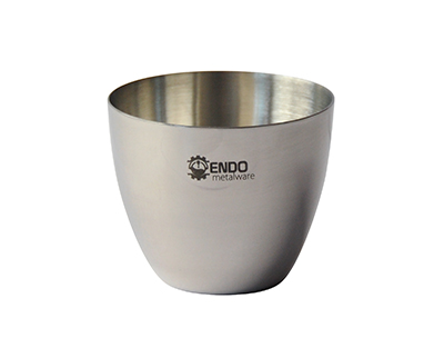 Crisol de acero inoxidable, 60x50mm