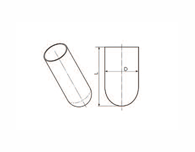Ebauche de réacteur cylindrique Ø.ext. 415mm pour DN400 long. 650 mm