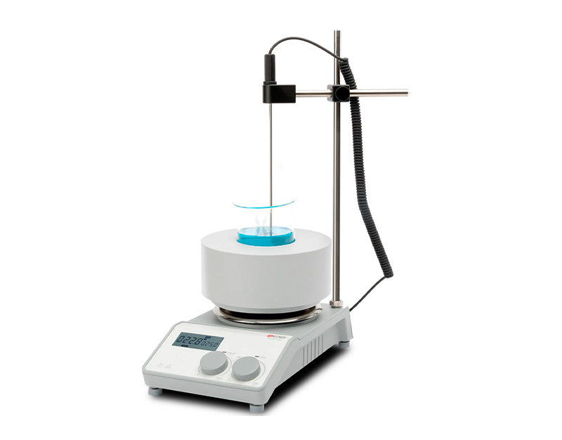 Digital stirrer w/heating mantle beakers 250 ml