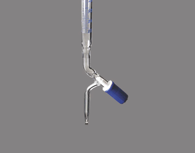 Burette Mohr AS cle a aiguille PTFE Rotaflow, bande Schellbach, 50 mL