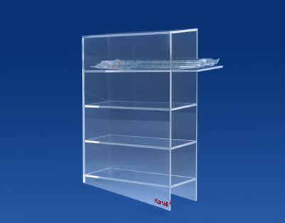 Serological pipettes holder in pmma