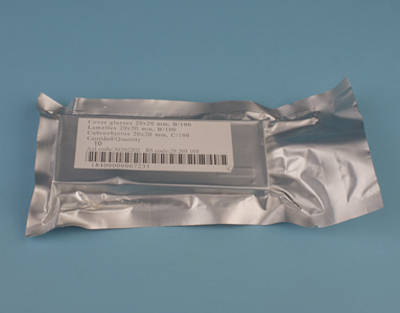 Microscope cover glasses boro 24x24mm, C/200