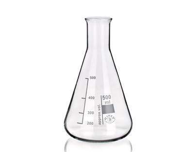 Flask Erlenmeyer Simax narrow neck 25ml
