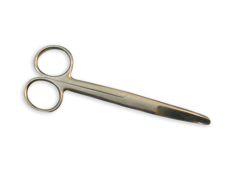 Tijera curva aguda-aguda, 140 mm