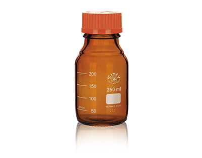 FRASCO ISO TOPACIO TAPON+ANILLO NARANJA 250ML, SIMAX