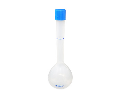 Matraz aforado PP c/tapón rosca, 500 ml