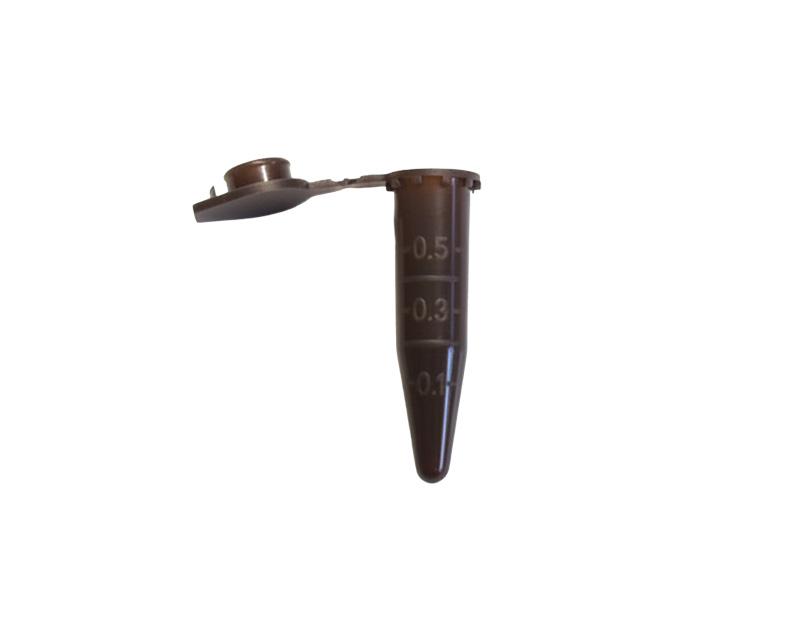 Microube PP pour centrifugeuse, 0,5 ml, ambre B/1000