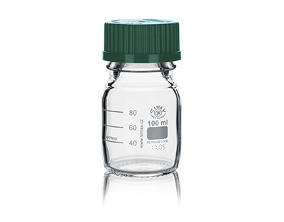 FRASCO ISO TAPON+ANILLO VERDE 100ML, SIMAX