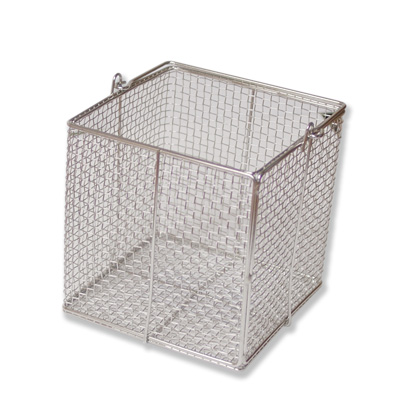 Panier carré en inox., 150 mm