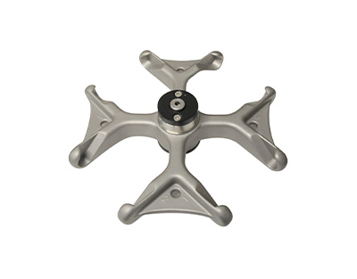 Rotor oscillant en acier inoxydable de 4 positions