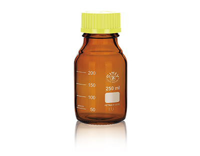 FRASCO ISO TOPACIO TAPON+ANILLO AMARILLO 250ML, SIMAX