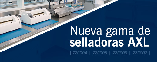 Nueva gama de selladoras AXL para entornos clínicos y de laboratorio